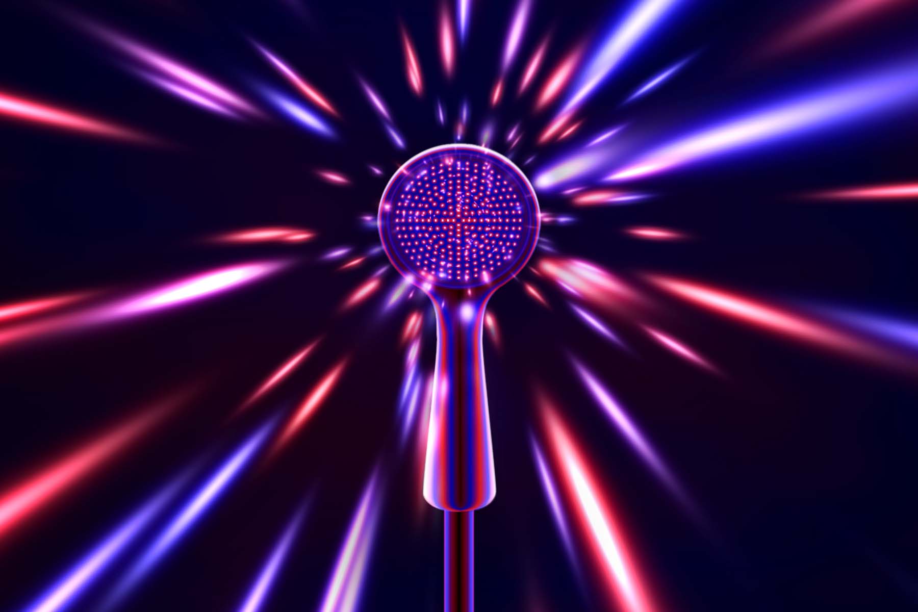 Neon shower tool preview